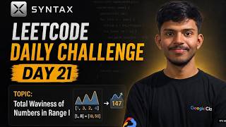 LeetCode Daily Challenge #21| 3751. Total Waviness of Numbers in Range I | TENZOR