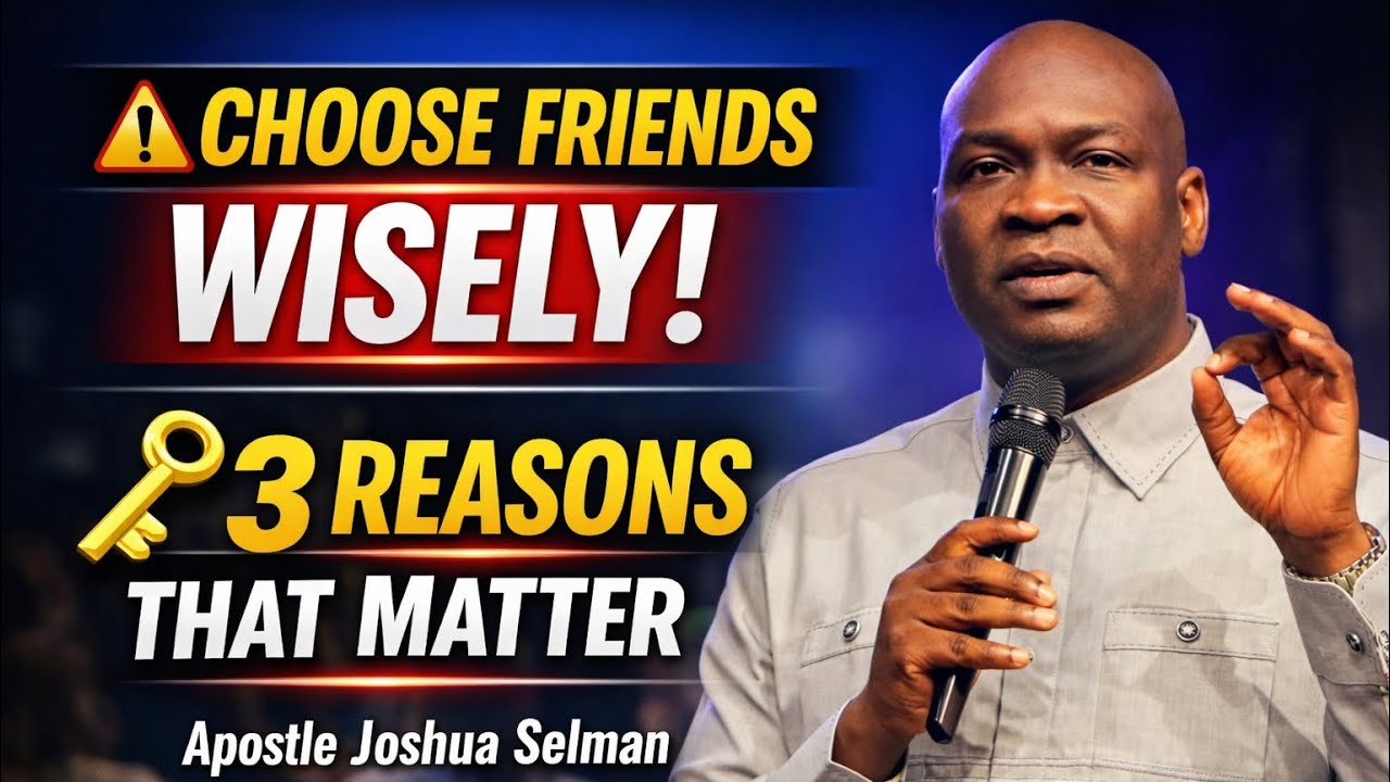  3 Secrets to Choosing True Friends (Most People Get This Wrong) | Apostle Joshua Selman