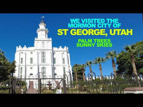 ST GEORGE, UTAH: One Of The USA's Fastest Growing Cities