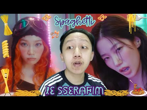 NIKMATI HIDUP TANPA RASA BERSALAH 👏⬇️ - LE SSERAFIM (SPAGHETTI) Ft. J-HOPE - MV REACTION - INDONESIA