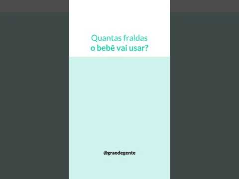 Dica de ouro mamães 💖 Quantas fraldas o bebê usa? #Shorts #GraoDeGente #maternidade