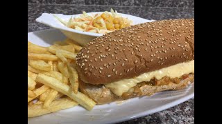 طريقة عمل ساندويشات فاهيتا الدجاج الشهية  fajitas chicken sandwiches