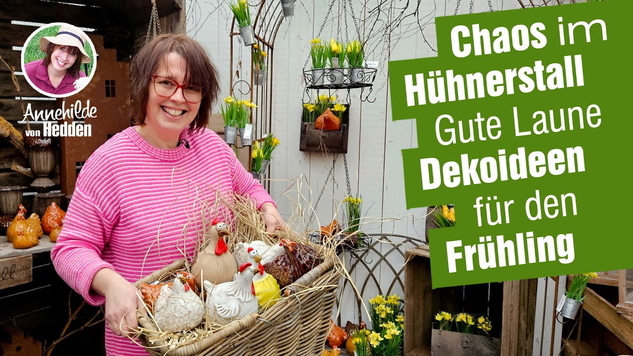 Unsere Hühner bekommen ein Nest. Gute Laune Natur - Deko im Frühling einfach selber machen.