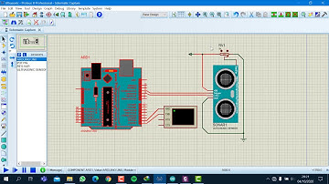 Simulasi Ultrasonic Sensor HC SR04 di Arduino Menggunakan Proteus