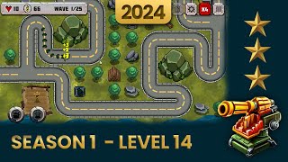 Battle Strategy: Tower Defense - Season 1 Level 14 (2024 Update) Walkthrough