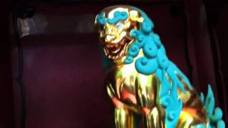 Famous Japanese Komainu Statues Guarding a Shinto Shrine Wealth