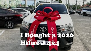 Jeff Buys a 2026 Toyota Hilux 2.4L J 4X4 M/T Turbo Diesel