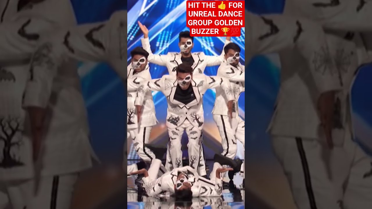 UNREAL DANCE GROUP WITH AN PERFORMANCE GETS GOLDEN BUZZER Agt
