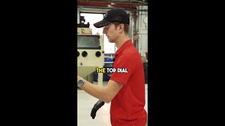 What do the dials do on our Automatic Parts Washers?