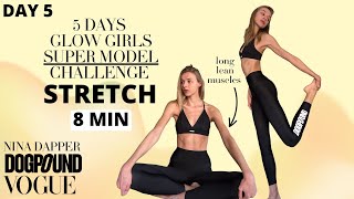 Super Model Workout Challenge Day 5 Stretch - Vogue X Dogpound X Nina Dapper - Glow Girls