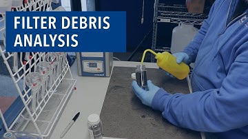 Filter Debris Analysis Through Filter Pleats