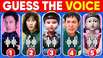 Raad de Squid Game 3-personages op basis van hun stem en zang ~ Squid Game Seizoen 3 Quiz 🦑