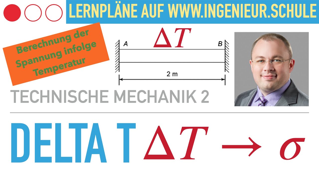 Was Bedeutet Delta In Der Physik Delta T Spannung infolge Temperatur – Technische Mechanik 2