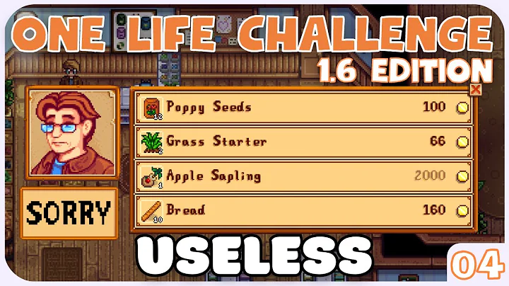 Pierre: NOW USELESS! 😤 - Stardew Valley One Life Challenge 1.6 S2 Ep. 4
