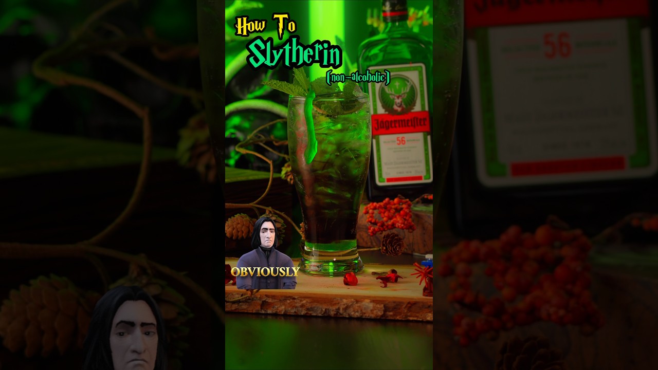 How To Make The Slytherin | Non-Alcoholic Harry Potter Drink | 