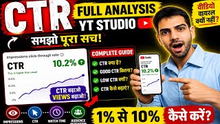 CTR Ka Sach! YouTube Video Viral Kyu Nahi Hoti? | CTR Kam Hai To Video Viral Nahi Hogi? Full Truth