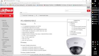 how to find firmware on Dahuawiki.com