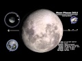 NASA | Moon Phase and Libration South Up 2014