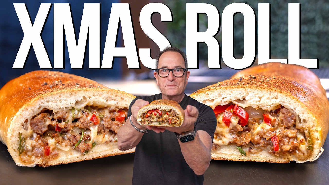 THIS CHEESY SAUSAGE ROLL IS RIDICULOUSLY GOOD AND PERFECT FOR THE HOLIDAYS!