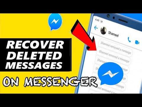 HOW TO READ REMOVE OR UNSENT MESSAGE ON MESSENGER