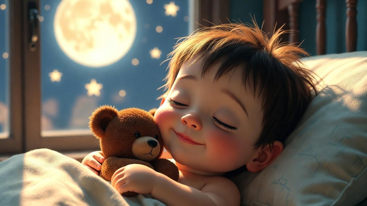 🌙 Bedtime Song for Toddlers | Soft Sleep Music for Kids | Toytoon