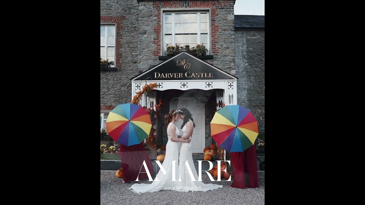 Lesbian Wedding ✨ Alish & Sarah’s Magical Wedding at Darver Castle 💍🏰 