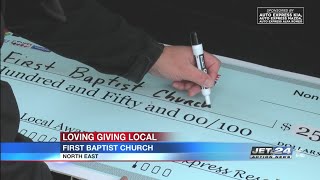 First Baptist Church wins $250 part of JET 24/FOX 66/YourErie and Superstore Joe’s Loving Giving Loc