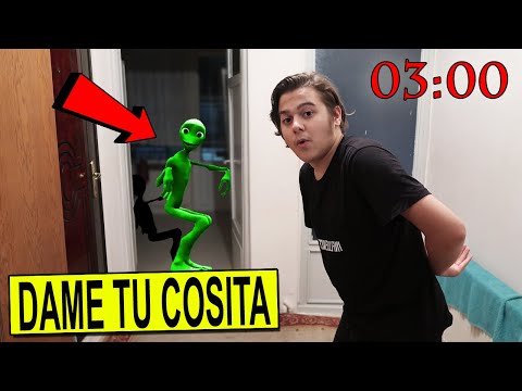 *DAME TU COSITA* GECE 3'te SAKIN YEŞİL UZAYLI DANSI YAPMAYIN! (Yeşil Uzaylı Evime Geldi)