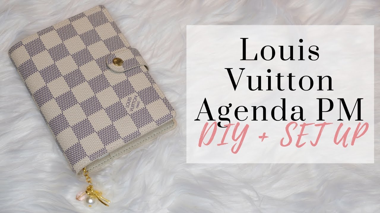 Louis Vuitton Agenda PM Set-up & DIY | Liv&#39;s Lifestyles - YouTube