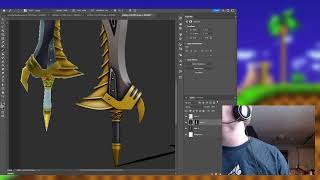 3D Modeling Shadow Lancelot from Sonic and the Black Knight - Short 1-hour Stream
