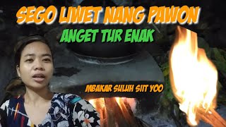 Cara masak dipawon dengan kayu bakar||kegiatan ibu rumah tangga dipagi hari