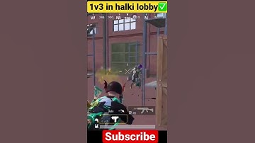 1v3 in Halki Phulki lobby😂| #bgmi #pubg #pubgmobile #viral #bgmilovers #bgmireels #pubg #shorts