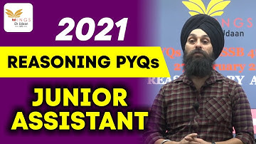 REASONING PYQs Of JKSSB 2021 II  II BY AJIT SIR