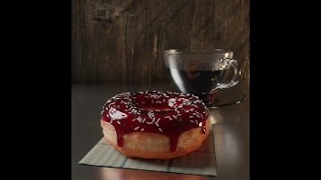 My Donut Render in Blender