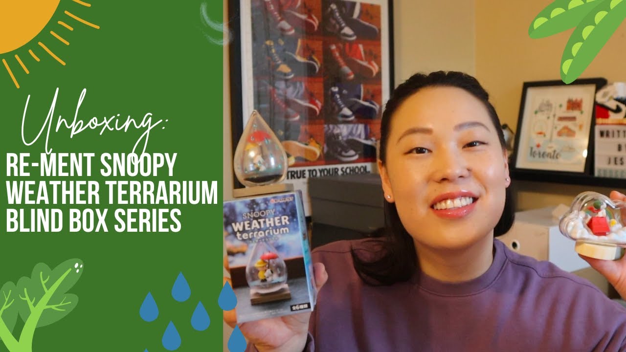 UNBOXING: Re-Ment Snoopy Weather Terrarium - YouTube
