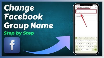 How to Change Facebook Group Name