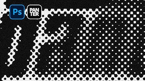 How to Create Blurry Halftone Text Effect in Photoshop