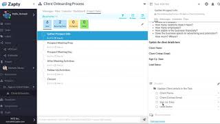 How to use the client onboarding template