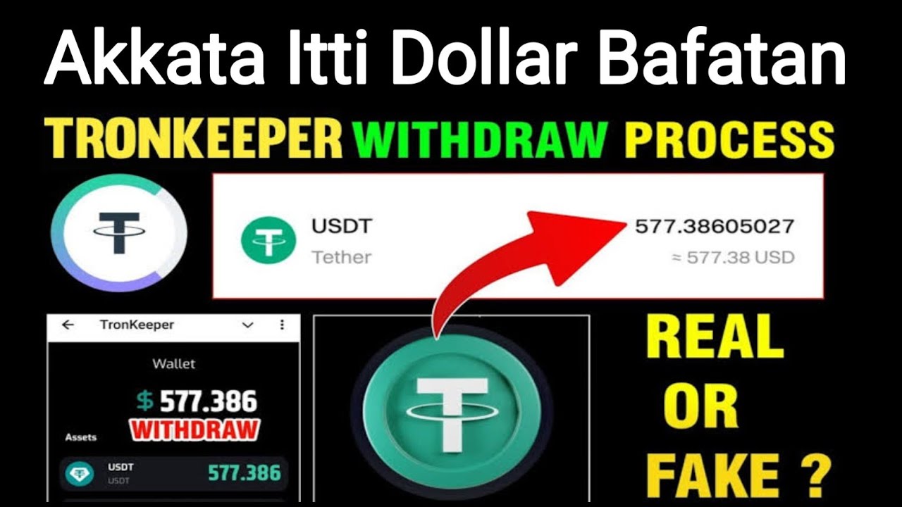 Akkata TRONKEEPER Wallet Irra Dollar Bafatan | Dhugumma Tronkeeper Ni Kafala?