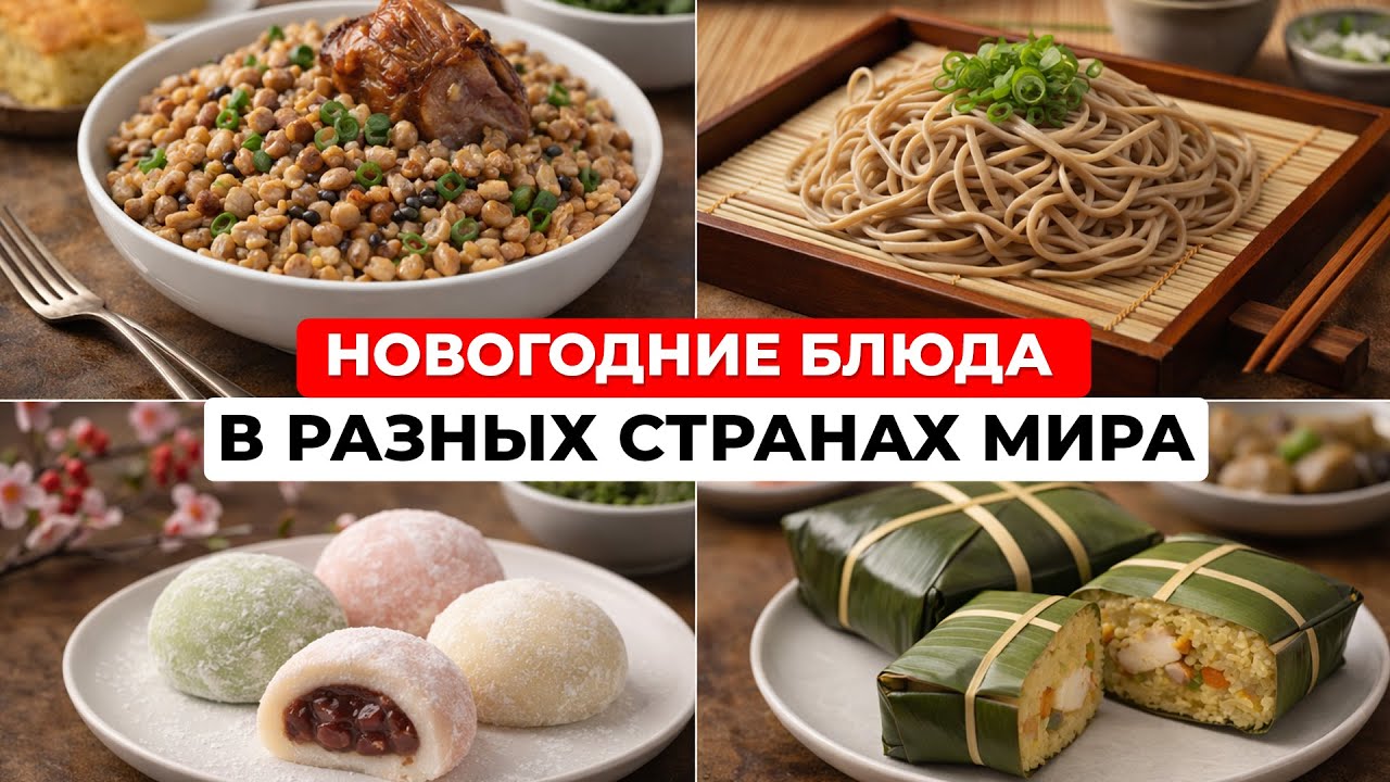 Что едят на Новый год в разных странах? Рецепты необычных блюда мира