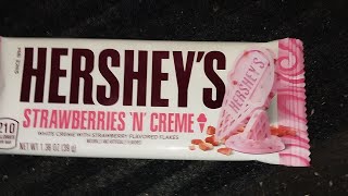 Brody try Hershey's shawberry n creme