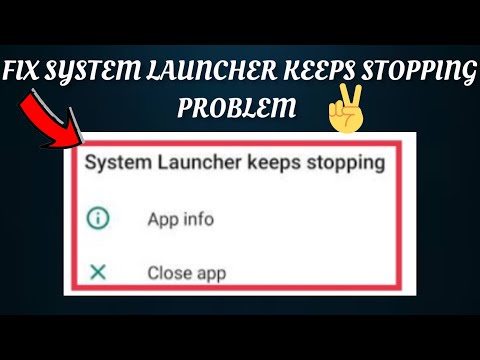 Fix System Launcher Keeps Stopping Problem|| TECH SOLUTIONS BAR