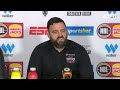 Adam Forde post-game press conference (Round 12, 2021/2022)