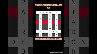 Crossword Mania: A Mini Puzzle for Maximum Fun! #shorts #puzzles #wordgames screenshot 2