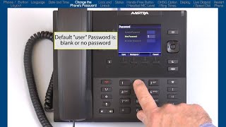 Mitel 6867i Phone: How to Change & Use Password | Lock & Unlock