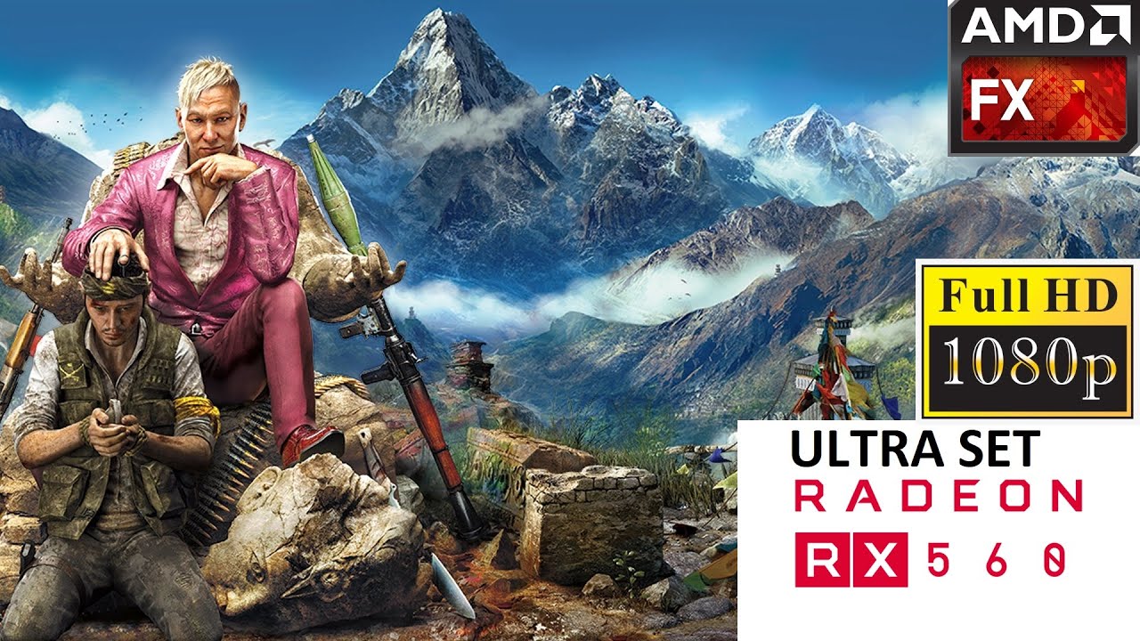 Far Cry 4 On Amd Fx 90p Rx 560 Ultra Set Youtube