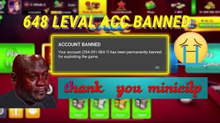 MY ACCOUNT GOT BANNED😭IN 8 BALL POOL....(I am Speechless) How to unban❓