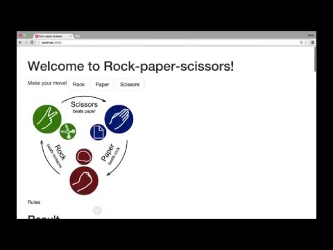 React Quickly Chapter 4 Project: Rock Paper Scissors with Meteor and React