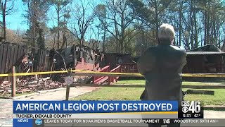 American Legion Post destroyed