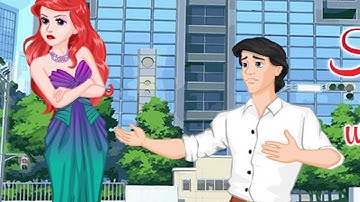 Mermaid Princess Ariel Breaks Up With Eric - Dress up Games